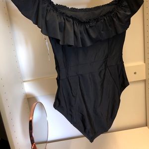 Black One piece Swimsuit